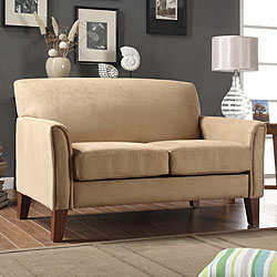 Uptown Collection Peat Microfiber Loveseat