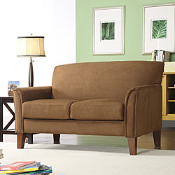 Uptown Collection Mocha Loveseat