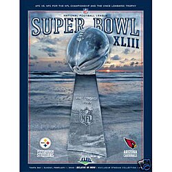 NFL Super Bowl XLIII Special Edition Hologram Program
