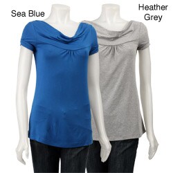 Ninety Women's Draped Neck Top
