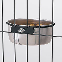 Coop Cup Stainless Steel 8-oz Pet Feeder (Set of 2)