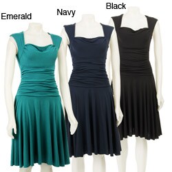 Necessary Objects Shirred Waist Dress