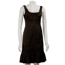 Donna Ricco Women's Stretch Satin Dress