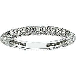 14k Gold 1/3ct TDW Diamond Millgrain Ring (G-H, SI)