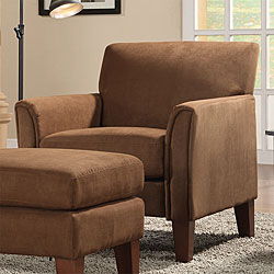 Uptown Collection Mocha Microfiber Chair