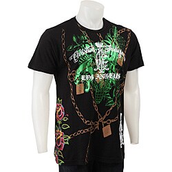 Christian Audigier Men's 'Collage' T-shirt