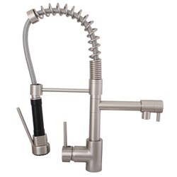 Geyser Brushed Nickel Pullout Kitchen Faucet