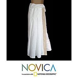 Cotton 'Thai Sophistication' Wraparound Skirt (Thailand)