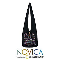 Cotton 'Tribal Tradition' Handbag (Thailand)