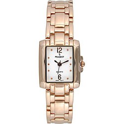 Peugeot Women's Rosetone White Dial Watch