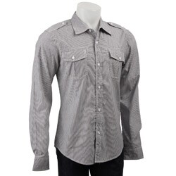 Pop Icon Men's Railroad Stripe Woven Shirt