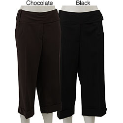 Sharagano Studio Women's Plus Size Cropped Pants