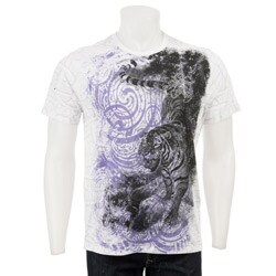 Quiet Royalty Men's Tiger Graphic T-shirt