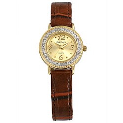 Dufonte by Lucien Piccard Women's Goldtone Dial Watch