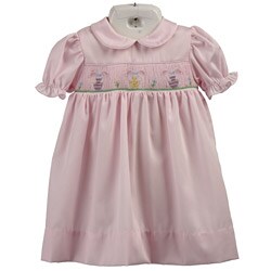 Petit Ami Infant Girl's Pink Bunny Dress