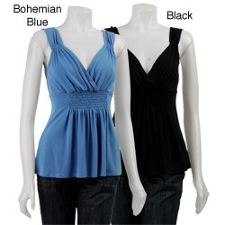 Jonathan Martin Women's Double V-neck Tank Shirt