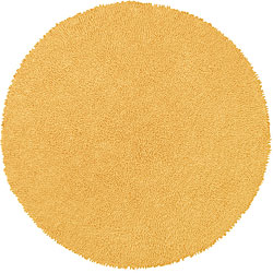 Yellow Shag Rug (5' Round)