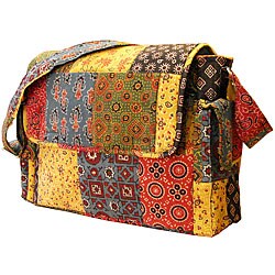 Fair Trade Natural Dye Diaper Bag (India)