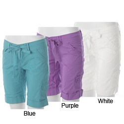 Ci Sono by Adi Junior's Low-rise Cotton Cargo Shorts