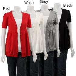 Lou Lou Women's V-neck Button-front Cardigan