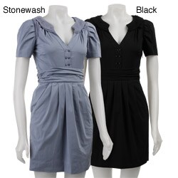BCBGeneration Women's Puff-sleeve Dress