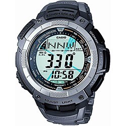 Casio Pathfinder Men's Silver/ Gunmetal Analog Watch