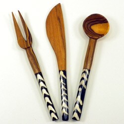 Bone and Wood Appetizer Set (Africa)