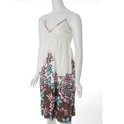 Planet Gold Junior's V-neck Spaghetti Strap Maxi Dress