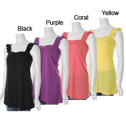 Ci Sono by Adi Junior's Ruffle Strap Tank Top