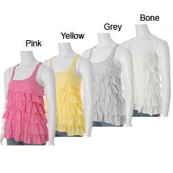 Ci Sono by Adi Junior's Tiered Racer-back Tank Top