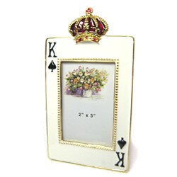 King Playing Card 2x3-inch Photo Frame 