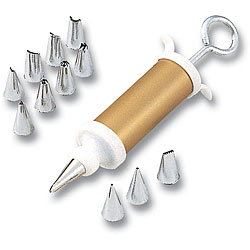 Stainless Steel and Plastic 12-piece Icing Set