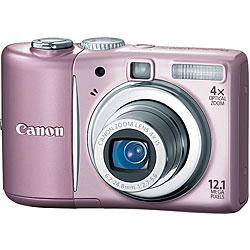 Canon PowerShot A1100 IS 12.1MP Pink Digital Camera
