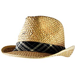 Yesac Unisex Panama Straw Fedora Hat