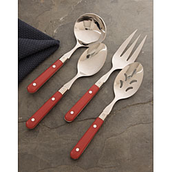 Le Prix Red 4-piece Hostess Set