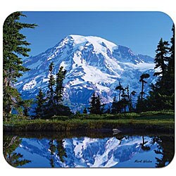 'Mountain Reflection' Deluxe Antimicrobial Mouse Pad