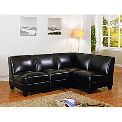 Soho Bi-cast Leather Sectional Sofa