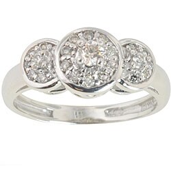 Michael Valitutti 14k Gold 1/3ct TDW Diamond Ring (I, SI)