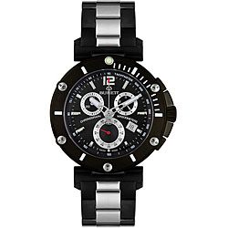 Burett Men's Continent Chronograph Two-tone Watch