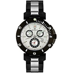 Burett Men's Continent Chronograph Two-tone Watch