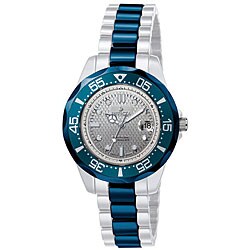 Invicta Women's Blue and White Ceramic Watch