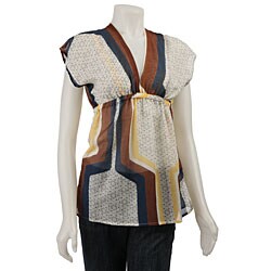 Renee C. Women's Kimono-sleeve Empire Waist Tunic