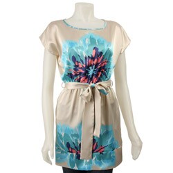 Renee C. Women's Short-sleeve Belted Dress