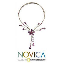 Amethyst 'Forget-Me-Not' Choker (Thailand)