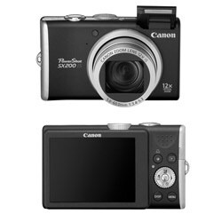 Canon PowerShot SX200 IS 12MP Digital Camera ( Open Box )
