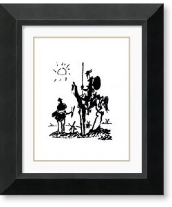 Pablo Picasso 'Don Quixote' Framed Art Print