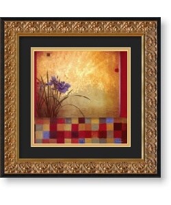 Don Li-Leger 'Iris Quilt' Framed Art Print