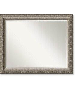 Barcelona Pewter Wall Mirror - Large