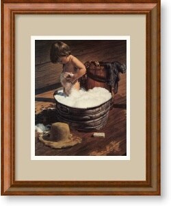 Jim Daly 'Saturday Night (Detail)' Framed Art Print