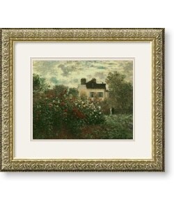 Monet 'Artist's Garden at Argenteuil' Framed Art Print